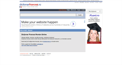Desktop Screenshot of dictionarfrancez.ro